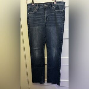 Lucky Brand Dark Blue Straight Leg Jeans